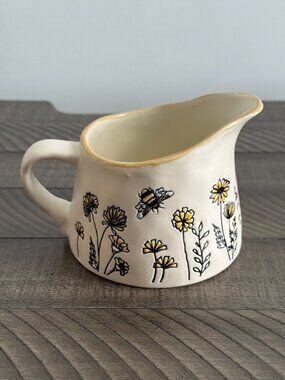 Spectrum Designz Embossed Garden Bees Creamer